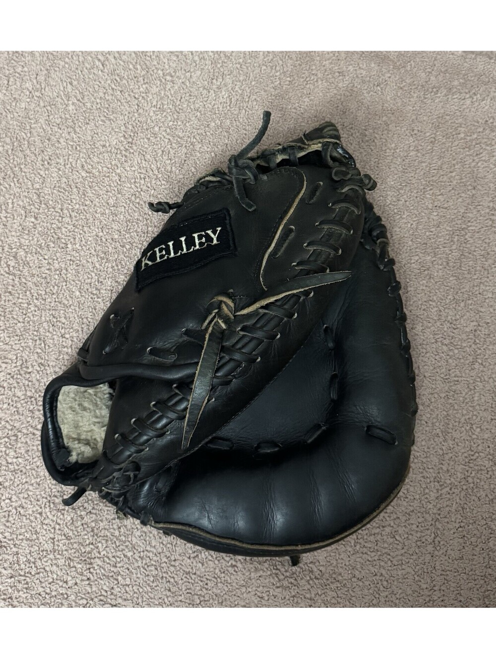 Vintage-Kelley-Catcher’s MIT-Black Premium Leather-Broken In